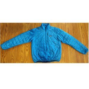 Patagonia Puff Pullover 1/2 Zip Packable Blue Small